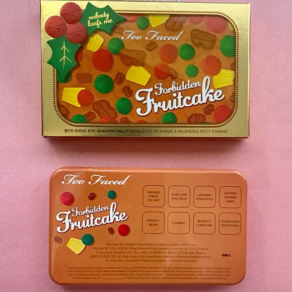 NWT Too Faced Limited Edition Forbidden Fruitcake Doll-Size Eyeshadow Palette - Picture 14 of 16